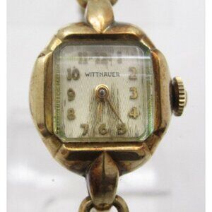 Vtg Women Wittnauer 10K RGP Hand Wind Analog 16mm Watch (H802)